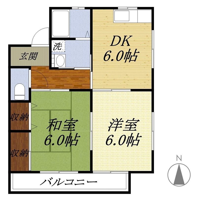 コアハウス白羽 間取り図