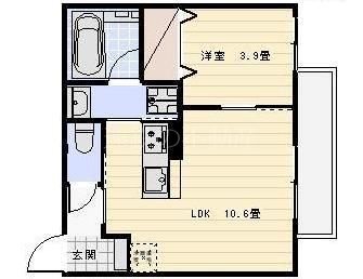 プルミエールD 間取り図