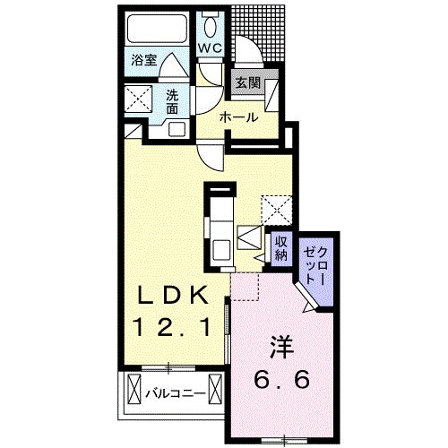 アムールⅢ 間取り図
