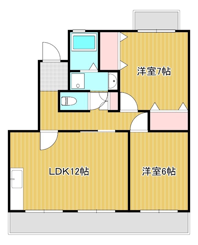 クリサンテＡ 間取り図