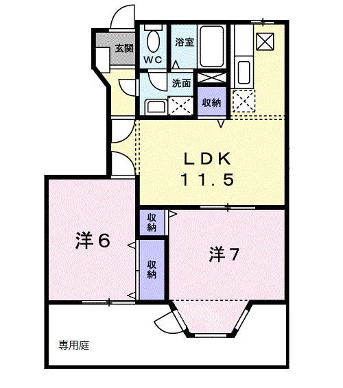 カルテットＣ 間取り図