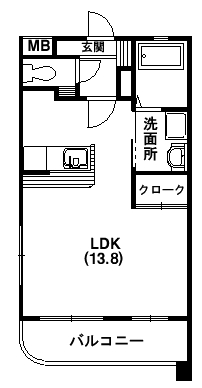 メゾンドヴェルメール 間取り図
