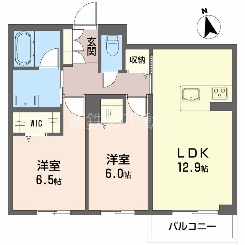 ＡＸＩＳ助信 302号室 間取り
