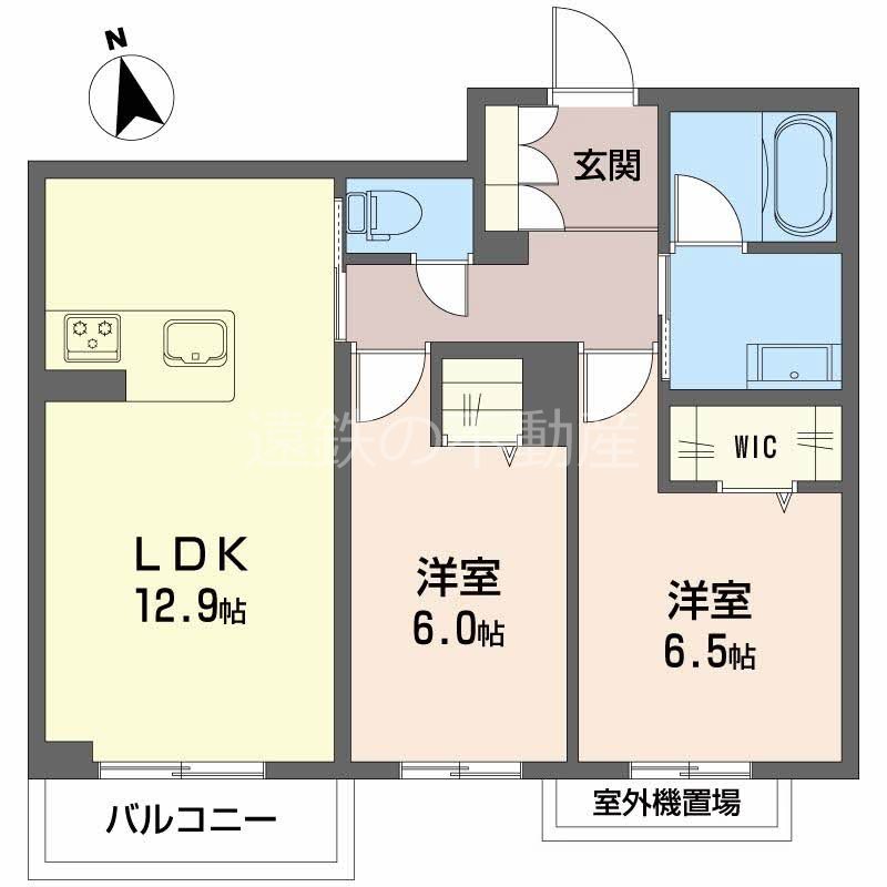 ＡＸＩＳ助信 303号室 間取り