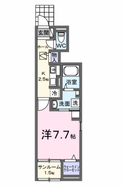 ブライトガーデン旭　Ⅱ 間取り図