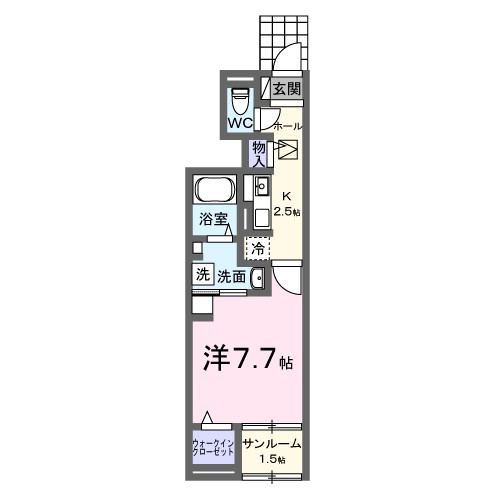 ブライトガーデン旭　Ⅱ 間取り図