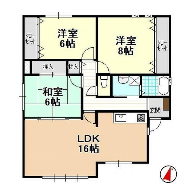 アルトゥーラ N棟  間取り図
