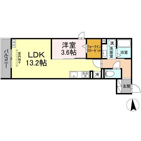 LaCasa　天龍川町 間取り図