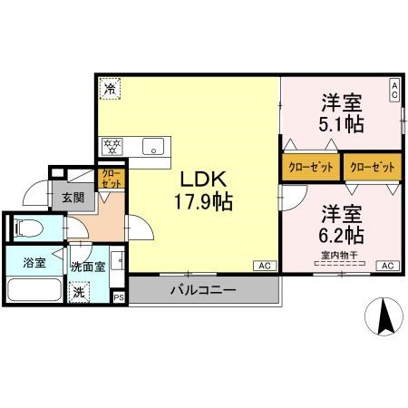 LaCasa　天龍川町 間取り図