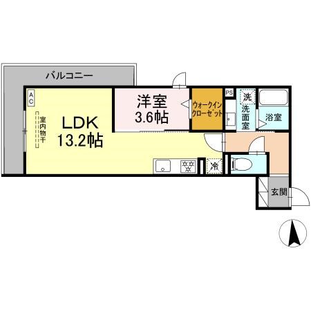 LaCasa　天龍川町 間取り図