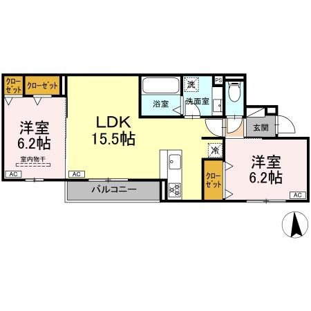 LaCasa　天龍川町 間取り図