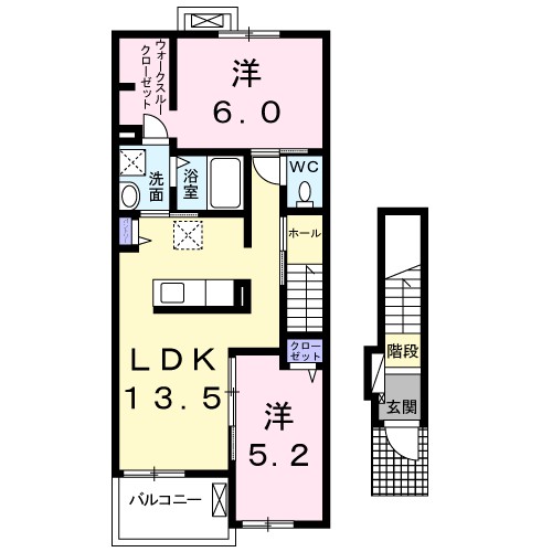 Ｋ&amp;rsquo;ｓ　ＨａｒｍｏｎｙⅠ 間取り図