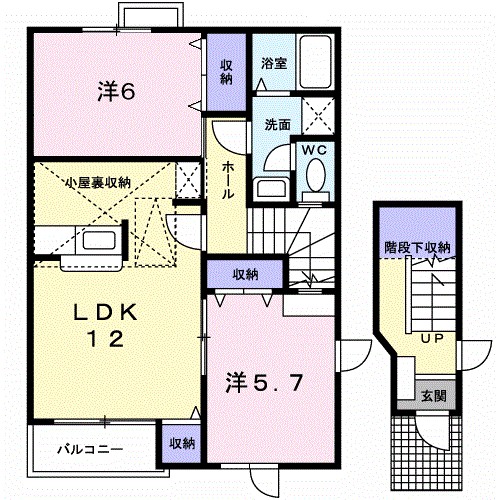 ベル・クレールＣ 間取り図