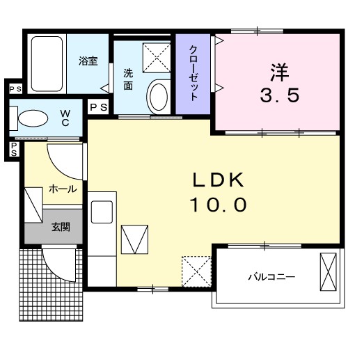 メゾンエス 間取り図