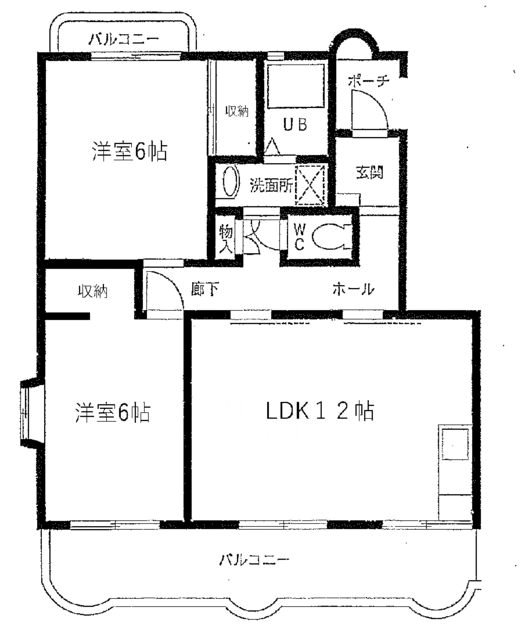 コートビレッジ山手A 間取り図