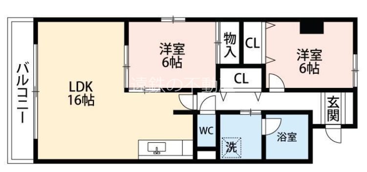 シティプラザ浜松 106号室 間取り