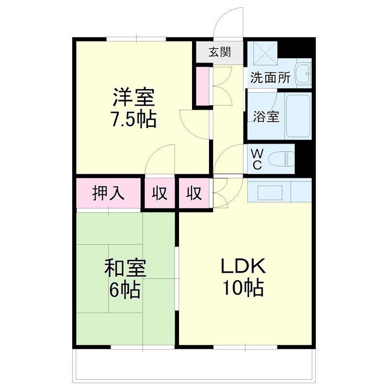 トップアイルⅡ 間取り図