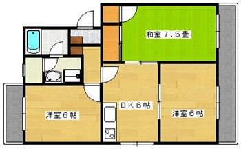 サンティール 間取り図