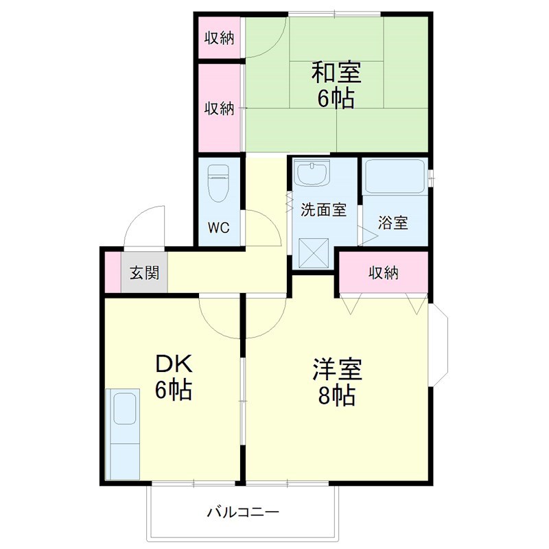 シャンテヴェール 間取り図