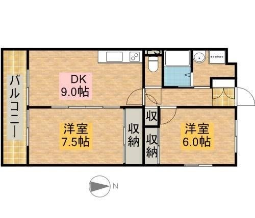 カーサ・カンパーナ 101号室 間取り