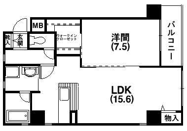 アルベルゴ三松館 間取り図