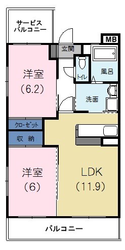 ウエルウエスト 間取り図