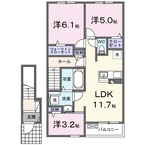 アウレリッソＢ 間取り図