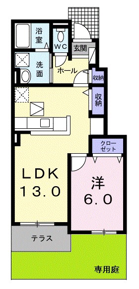 アンジェリーデ 間取り図