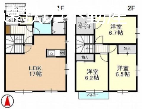バードヒル大平 間取り図