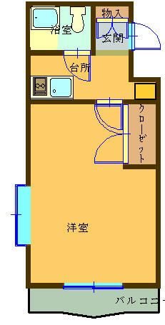 コナビック上西  間取り図