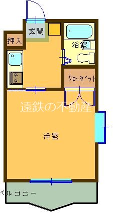 コナビック上西  間取り図