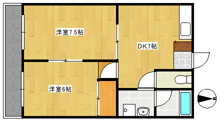 サンバードⅢ 間取り図