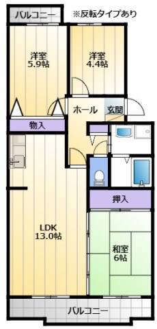 エヌティ坂下  間取り図