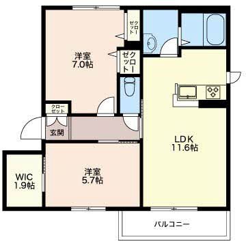 フォンテクレール 間取り図