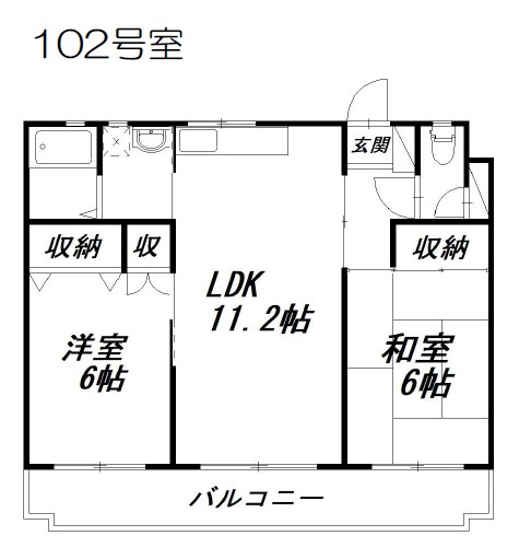 ウインズ熊野 間取り図