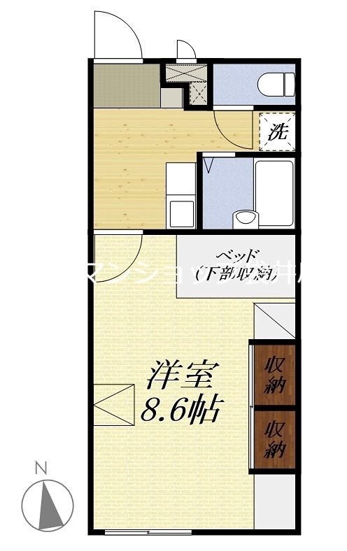 アリエッタ延久Ⅱ 間取り図