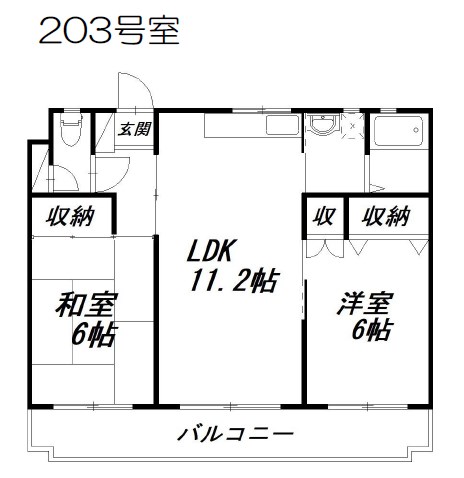 ウインズ熊野 間取り図