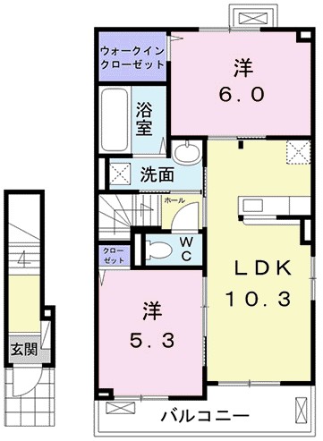 パイン　スマイル 間取り図