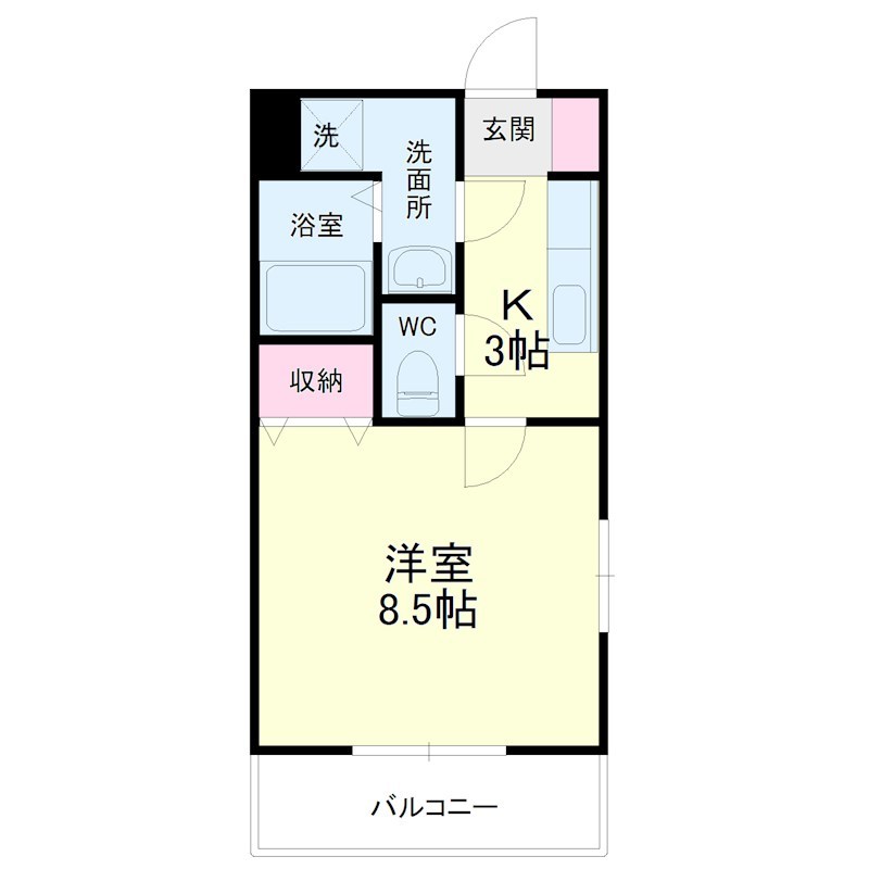 カサジュールⅡ 間取り図