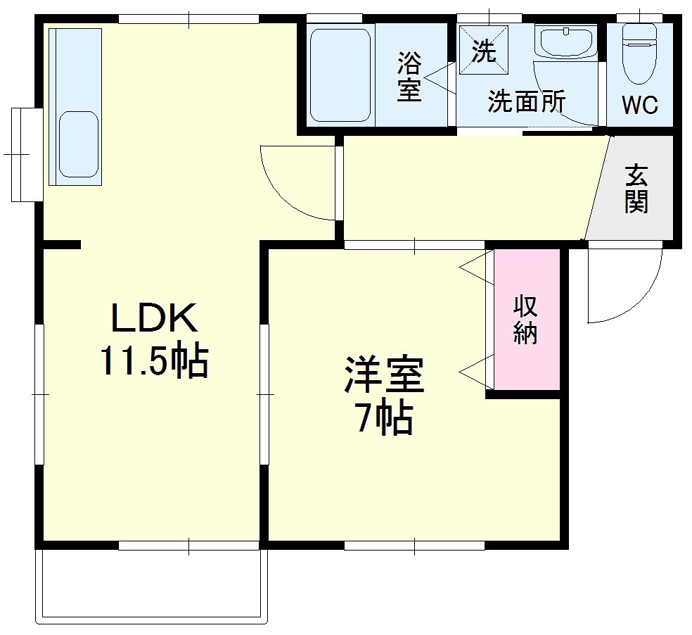 ハイツ翔 間取り図