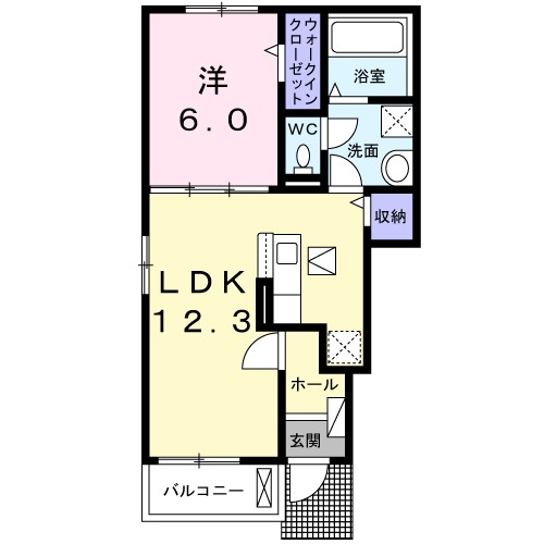 ルフラン 間取り図