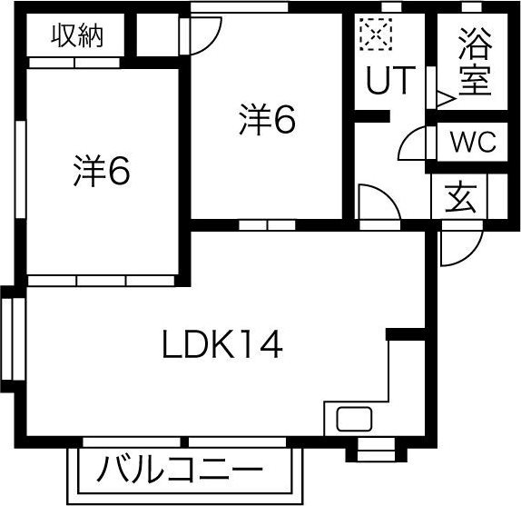 グリーンピアA 間取り図