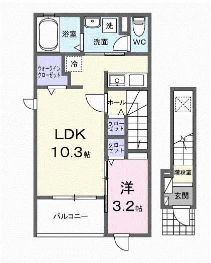 ソレアーデ 間取り図