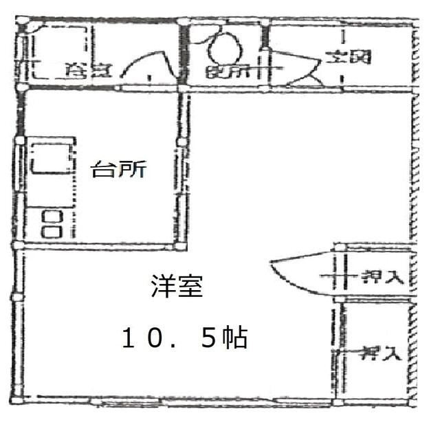 パークヒル 102号室 間取り