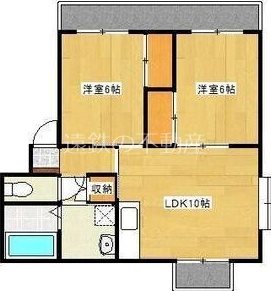 わだちハイツ 202号室 間取り