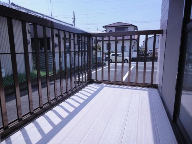 わだちハイツ ベランダ