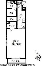 グランストーク八幡 306号室 間取り