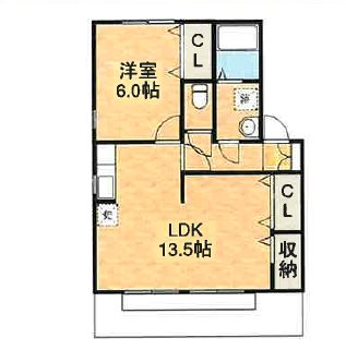 ハイカムール和田A 102号室 間取り