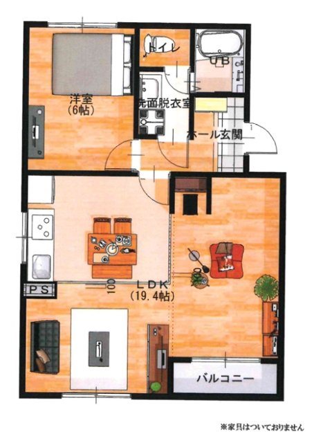 ミーテルーチェ今之浦 302号室 間取り