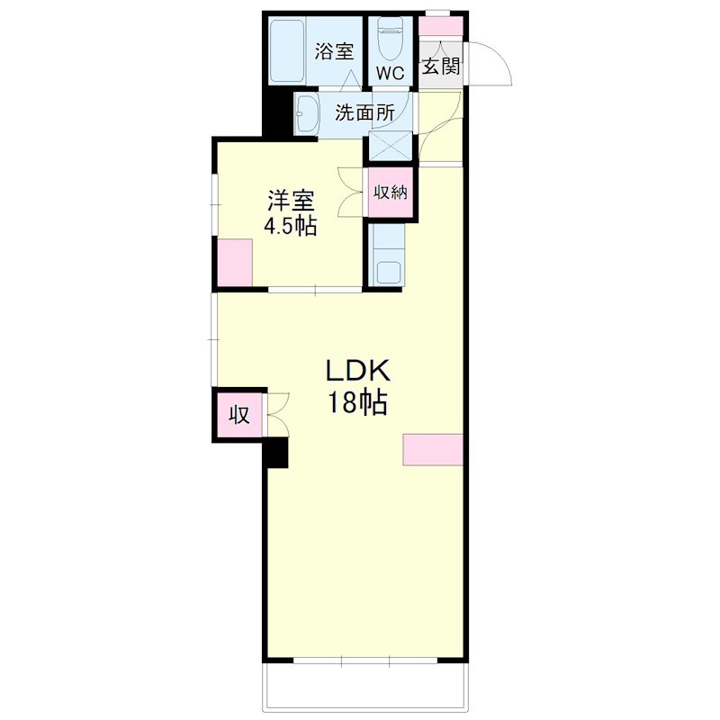 アルコ7 301号室 間取り